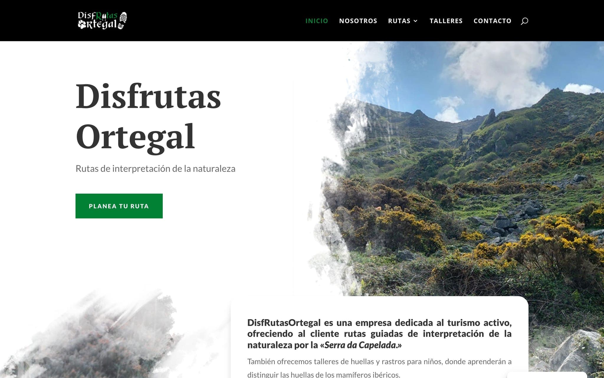 Captura de la web de DisfrutasOrtegal