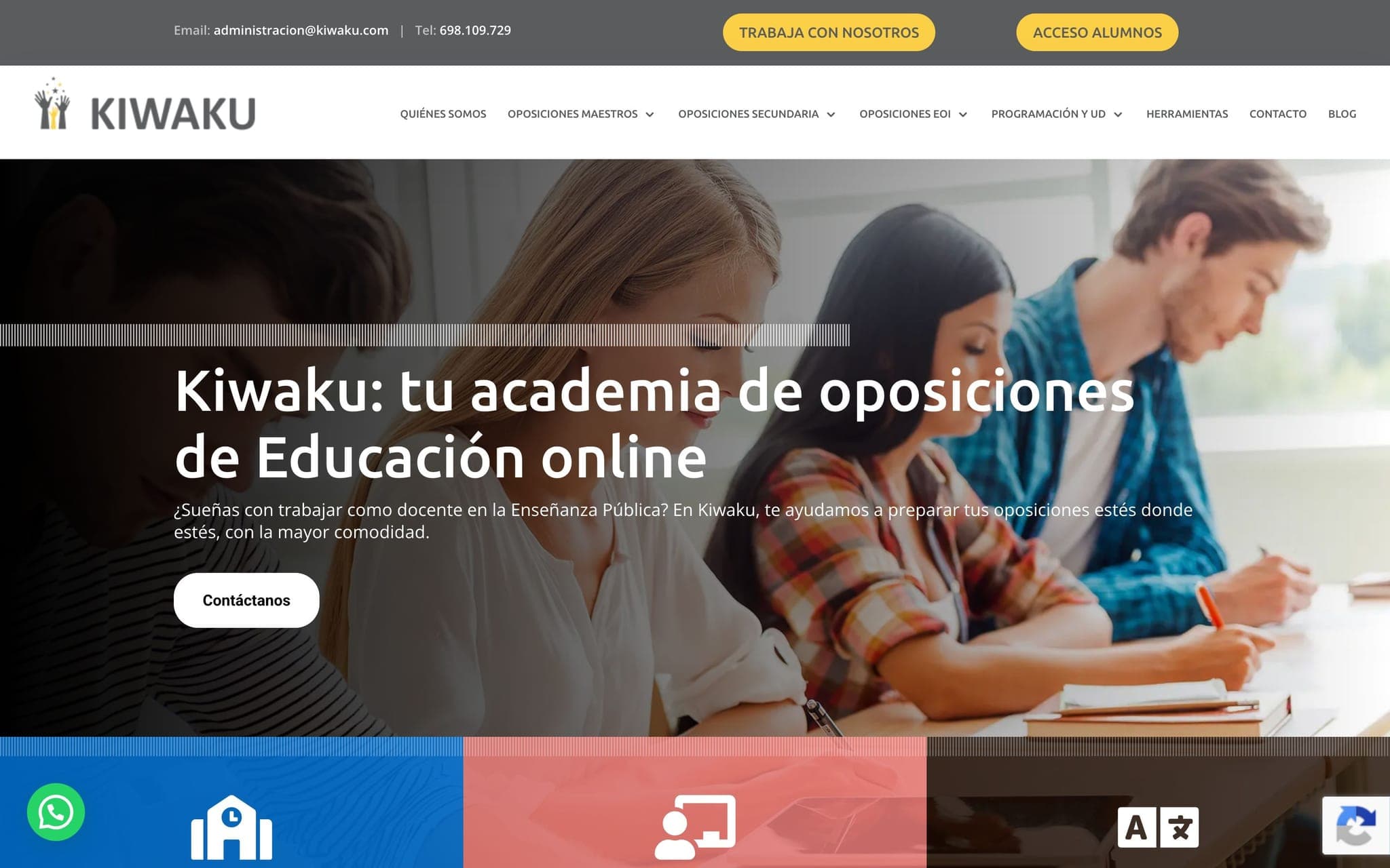 Web de Kiwaku